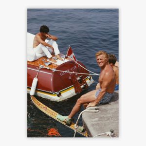 Kirk Douglas In Antibes