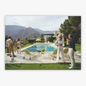 Poolside Conversation