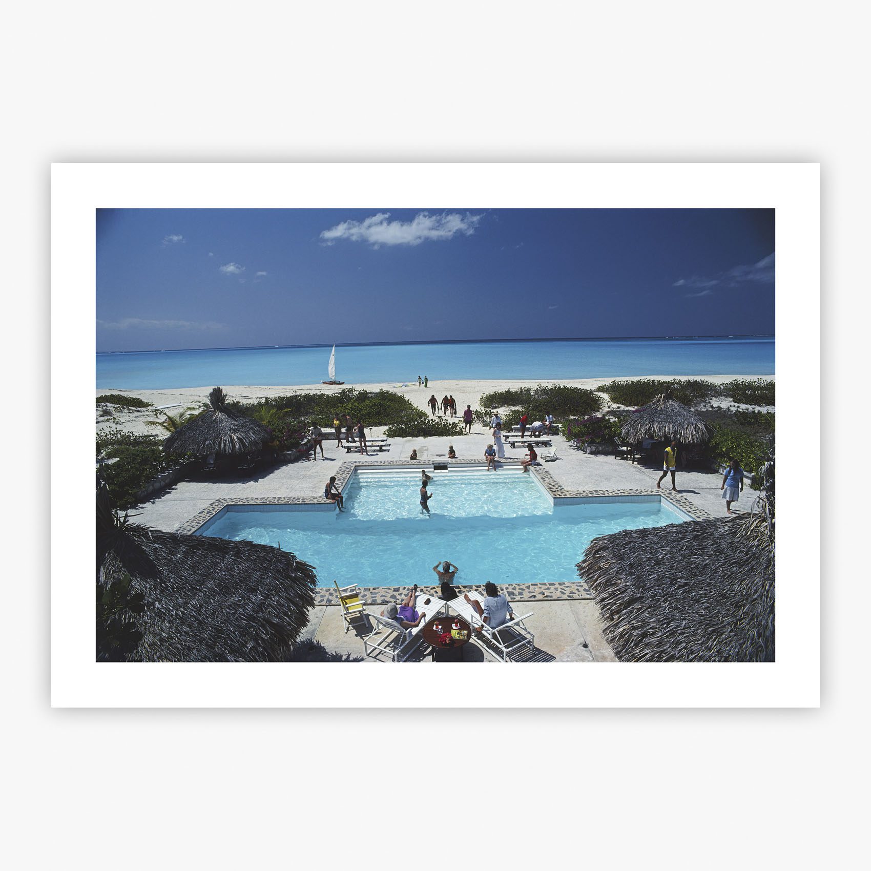 Swimming Pool On The Beach