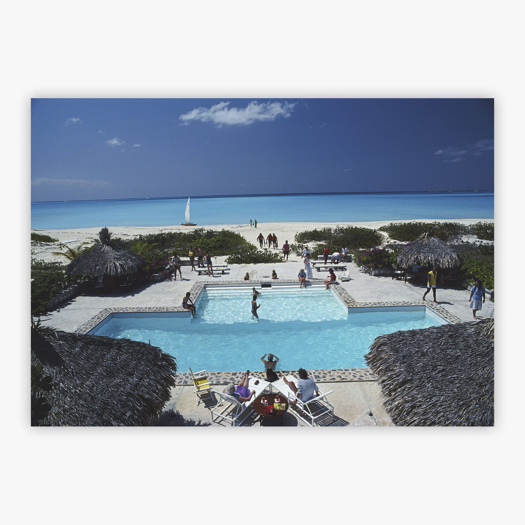 Swimming Pool On The Beach